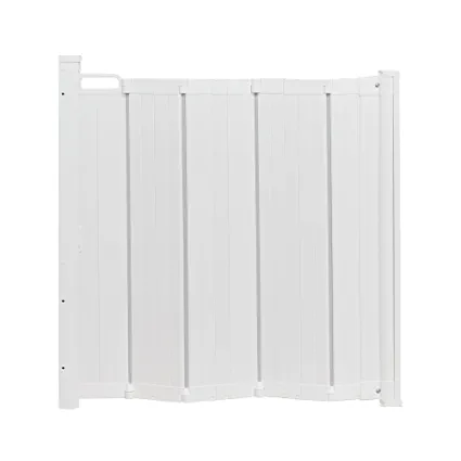 Photo 1 of BabyDan Guard Me Retractable Safety Gate for Spaces Between 21.7 to 36.2 Inches with Mounted Height of 28 Inches, White
