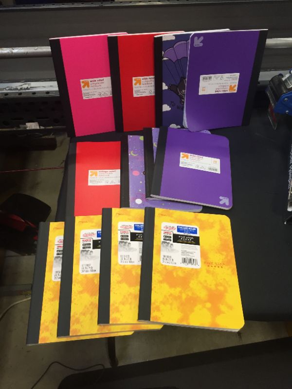 Photo 1 of 12 pack assorted composition notebooks