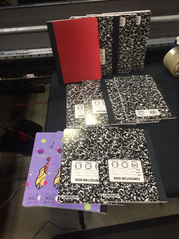 Photo 1 of 12 pack assorted composition notebooks