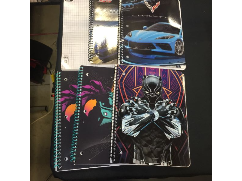 Photo 1 of 6 pack assorted notebooks