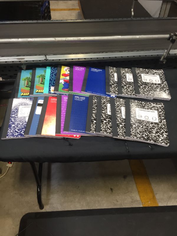 Photo 1 of 18 pack composition notebooks various colors 