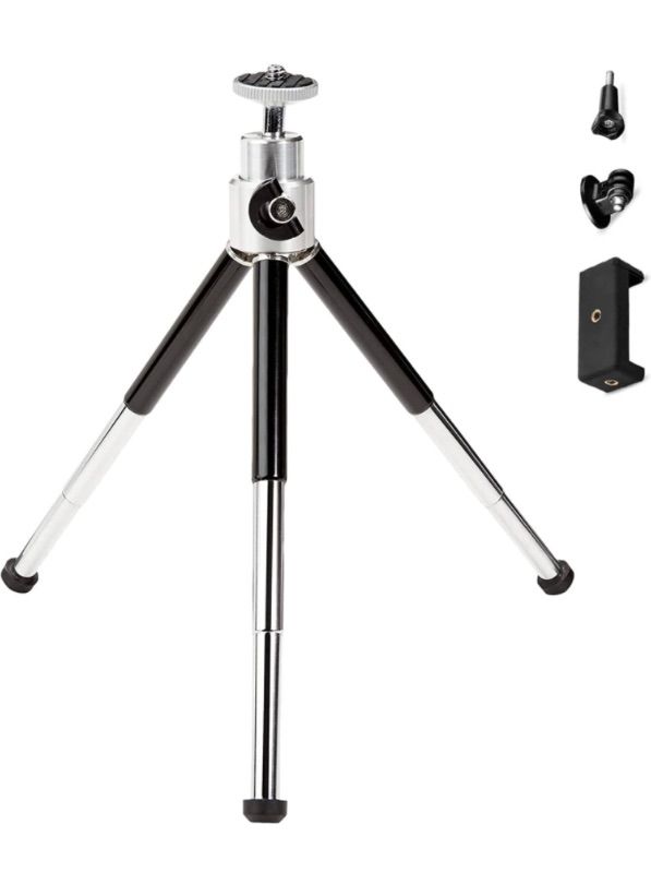 Photo 1 of Lightweight Mini Tripod with Cellphone Mount Adapter