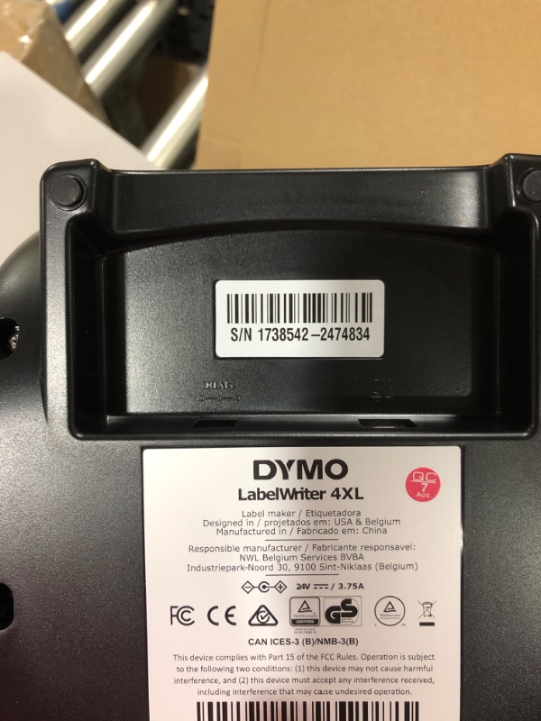 Photo 2 of DYMO 1755120 LabelWriter 4XL Thermal Label Printer 4XL Machine