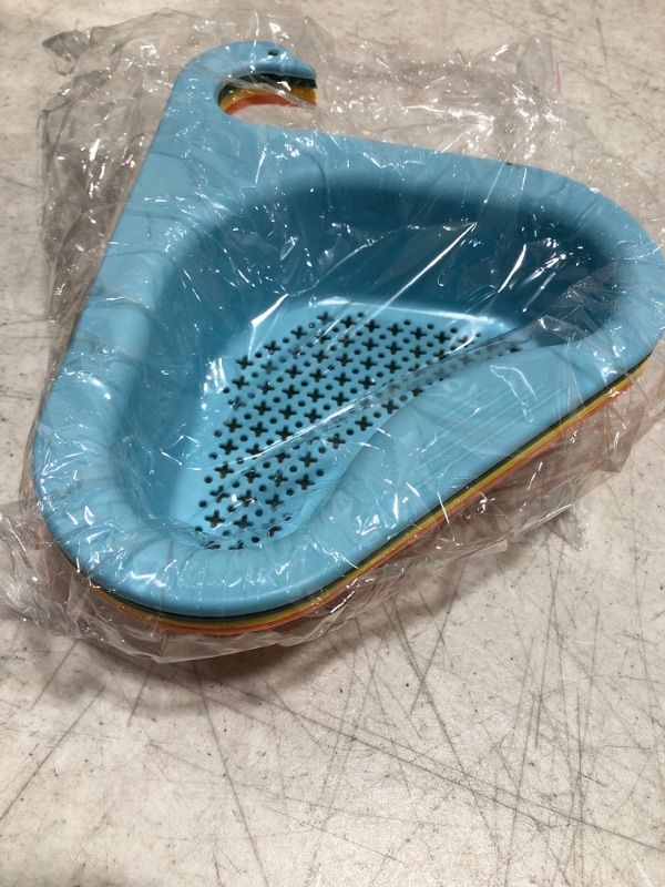 Photo 1 of 4 Pack Swan Drain Basket for Kitchen Sink Swan Drain Rack, Multifunctional Kitchen Corner Sink Strainer Household Swan Drain Basket for Kitchen Sink Hangs on Faucet Fits All Sink
