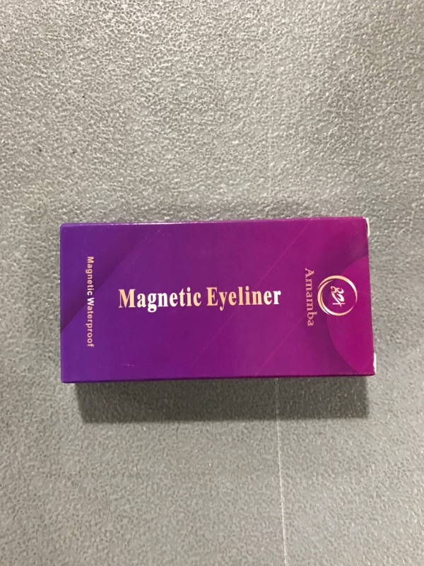 Photo 2 of Amamba Magnetic Eyeliner- Upgraded Strongest Hold, Waterproof and Smudge Resistant Magnetic liner, Premium Eyeline with Fine Brush Tip, No iron powder, Natural Look?3pcs?