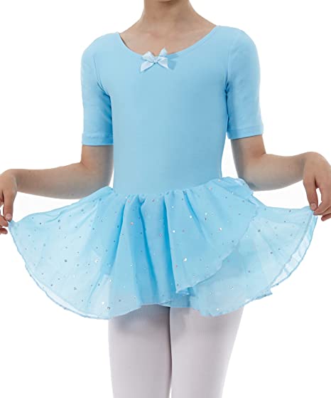 Photo 1 of [Size L] Fancylovesotio Ballerina Outfits for Toddler Girls Dance Ballet Leotards Dress Tutu Skirt for 3-9 Years 