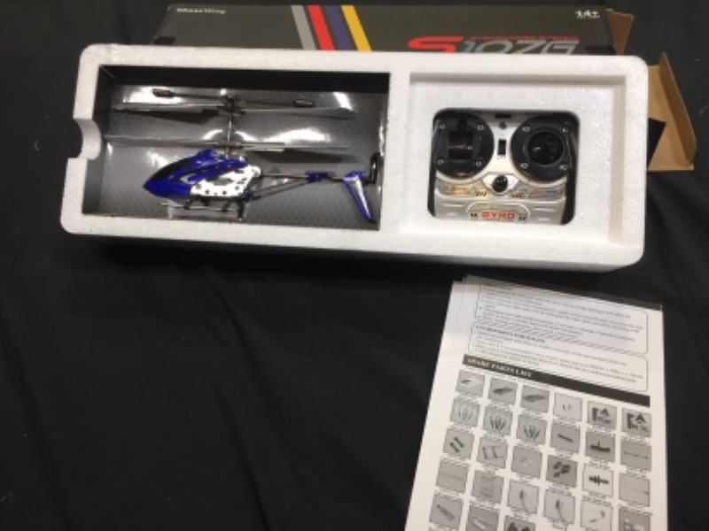 Photo 2 of Cheerwing S107/S107G Phantom 3CH 3.5 Channel Mini RC Helicopter with Gyro Blue