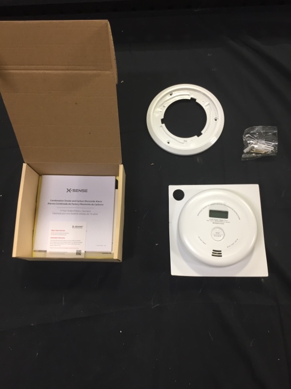 Photo 2 of 
X-Sense 10-Year Battery Smoke and Carbon Monoxide Detector with LCD Display, Dual Sensor Smoke and CO Alarm Complies with UL 217 & UL 2034 Standards, Auto-Check, SC08