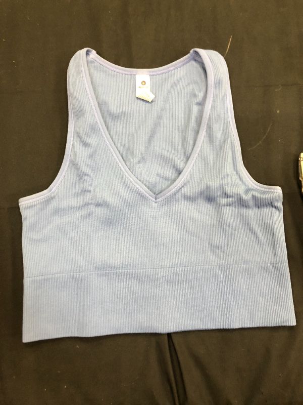 Photo 2 of 90 Degree By Reflex Everyday Cloud Support Crop Tank 
l