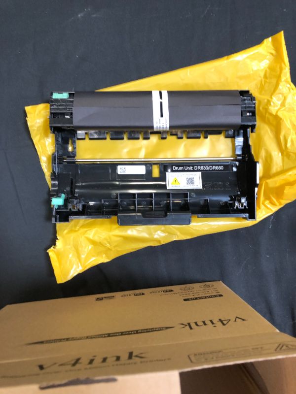 Photo 4 of v4ink Compatible DR 630 Drum Unit Replacement for Brother DR630 DR-630 (Black 1-Pack) for Brother HL-L2340DW HL-L2300D HL-L2380DW MFC-L2700DW L2740DW DCP-L2540DW L2520DW HL-L2320D MFC-L2720DW L2740DW