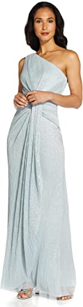 Photo 1 of Adrianna Papell Women's Stardust Pleated Draped Gown
4.1 out of 5 stars US sz 12 womens