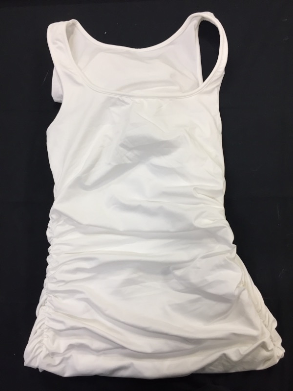 Photo 2 of BEAGIMEG Women's Sexy Ruched Bodycon Casual Solid Sleeveless Tank Midi Dress size Medium womens