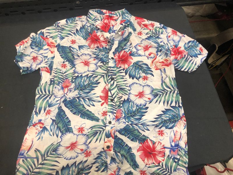 Photo 1 of Alimens and Gentle 100% Cotton Regular Fit Short Sleeve Casual Hawaiian Shirt for Men--- size XXL