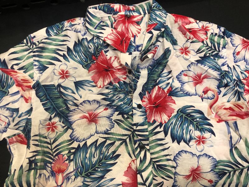 Photo 2 of Alimens and Gentle 100% Cotton Regular Fit Short Sleeve Casual Hawaiian Shirt for Men--- size XXL