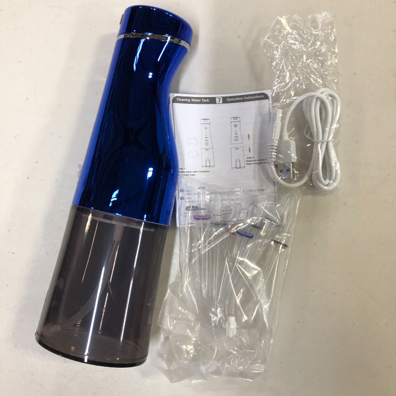 Photo 1 of Blue Water Flosser Cordless Teeth Cleaner