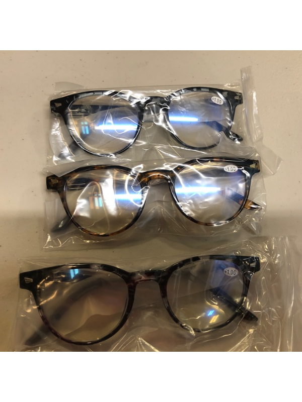 Photo 1 of 3pcs Glasses Includes Sunshine Readers +1.00
