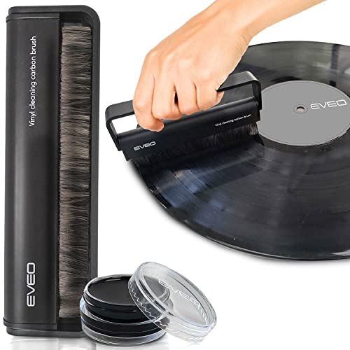 Photo 1 of 5 pcs ---EVEO Record Cleaner, Vinyl Record Cleaner - Carbon Fiber Anti Static Record Brush
