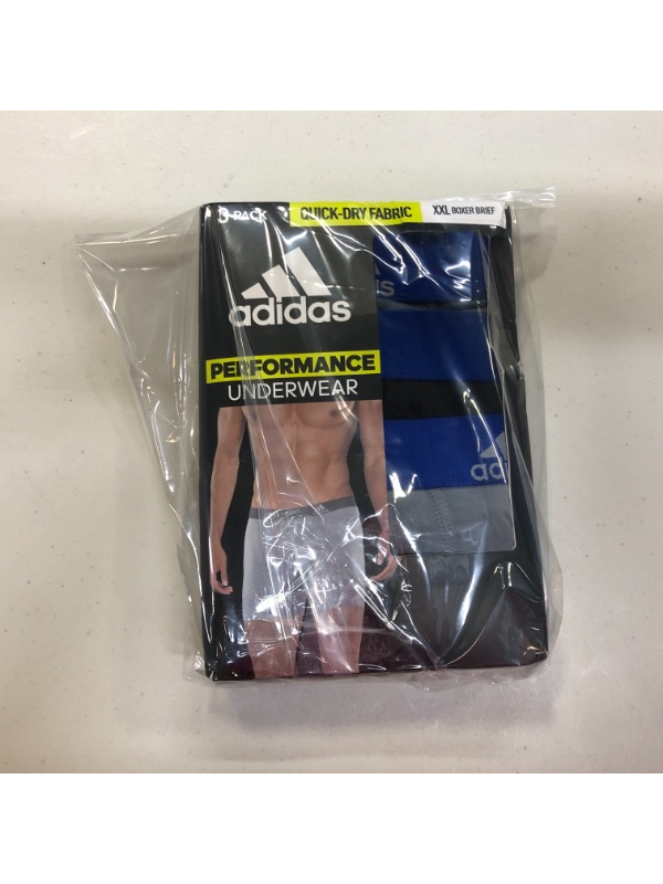 Photo 2 of adidas Men's Performance Boxer Brief Underwear (3-Pack) size XXL