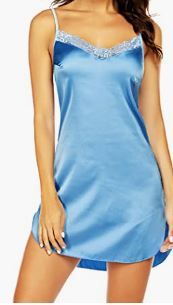 Photo 1 of ADOME Women's Satin Nightgown Sexy Lingerie Lace Chemises Slip Dress

SIZE S 