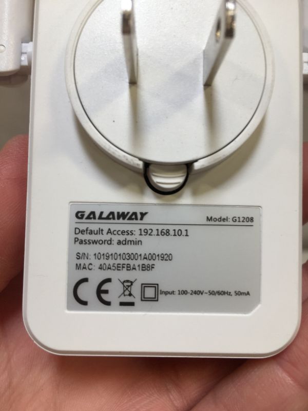 Photo 4 of GALAWAY WiFi Extender 4 External Antennas 1200Mbps Wireless Signal Booster Dual Band 2.4GHz and 5GHz WiFi Range Amplifier with 802.11ac/a/b/g/n Standards (UNABLE TO TEST)