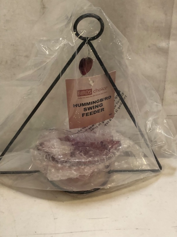 Photo 2 of Birds Choice ODF Copper Double Cup Bird Feeder, Small, Orange
