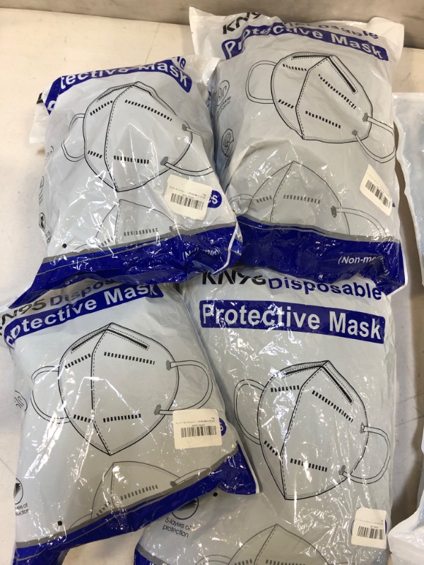 Photo 1 of 50PCS Black Disposable Face Mask Filter Masks Protection Mouth Cover Masks Protection 4 pk 
