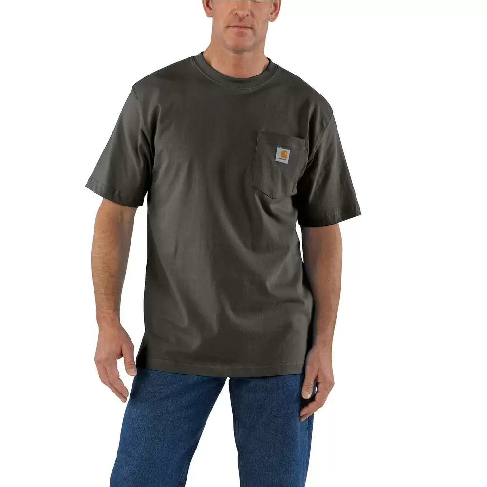 Photo 1 of Carhartt Mens Loose Fit Heavyweight Short-sleeve Pocket T-shirt 2XL