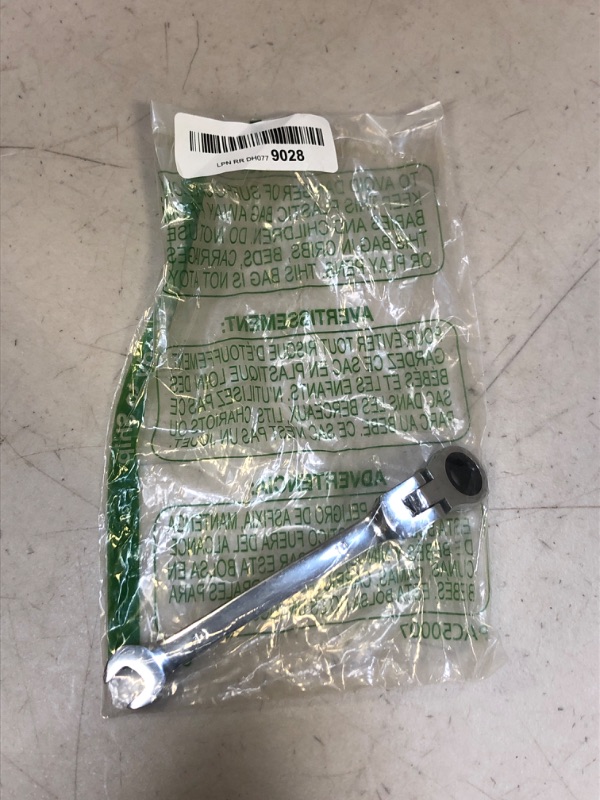 Photo 2 of 10mm Ratcheting Combination Wrench,Metric Flex Head Ratcheting Wrench Spanner with 72 Tooth and 5° Movement Chrome Vanadium Steel Gear Wrench
