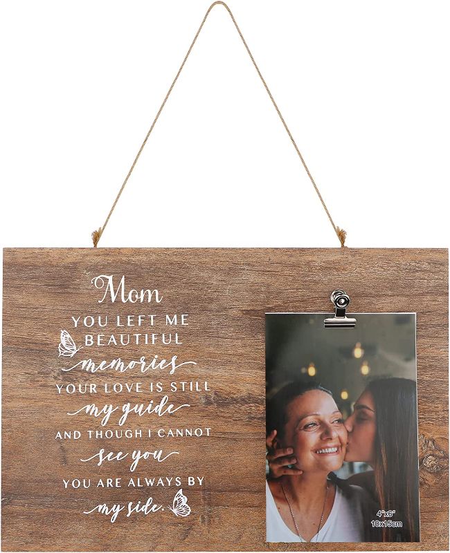 Photo 1 of 4x6 Memorial Photo Frame for Loss of Mother Sympathy Wood Picture Frame In Memory of Mama Bereavement Remembrance Condolence Gifts for Mom
(FACTORY SEALED)