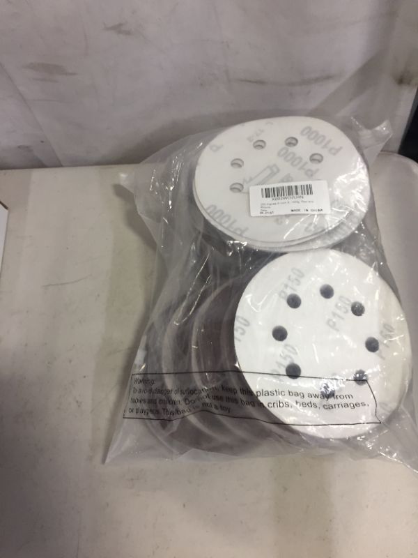 Photo 1 of 200 pcs sanding discs 5 inch 