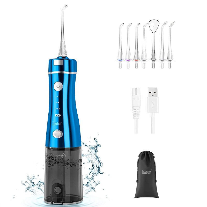 Photo 1 of Water Flosser Cordless Dental Imtun 3-Mode Dental Oral irrigator, Portable and Rechargeable IPX7 Waterproof Powerful Battery Life Water Dental Cleaner Selected for Home Travel
