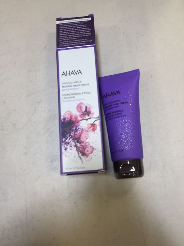 Photo 2 of AHAVA - Deadsea Water Mineral Hand Cream Spring Blossom 3.4 oz.