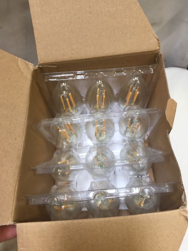 Photo 3 of 12-Pack Dimmable E12 LED Candelabra Bulbs 40Watt Equivalent