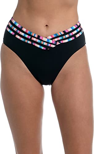 Photo 1 of \La Blanca Women's Standard Cross Over High Waist Swimsuit Bottom
SIZE 16