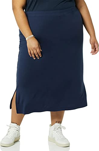 Photo 1 of Amazon Essentials Women's Pull-On Knit Midi Skirt
SIZE XL 