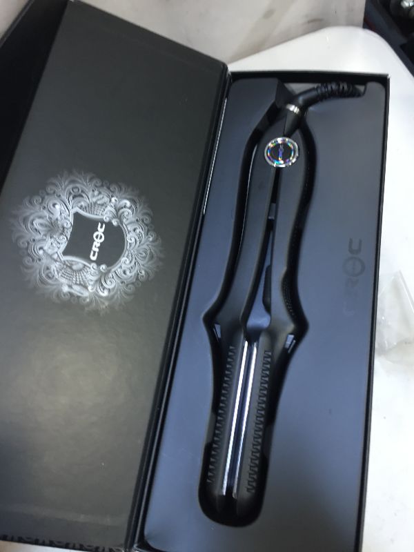 Photo 2 of CROC Classic Silver Titanium Flat Iron