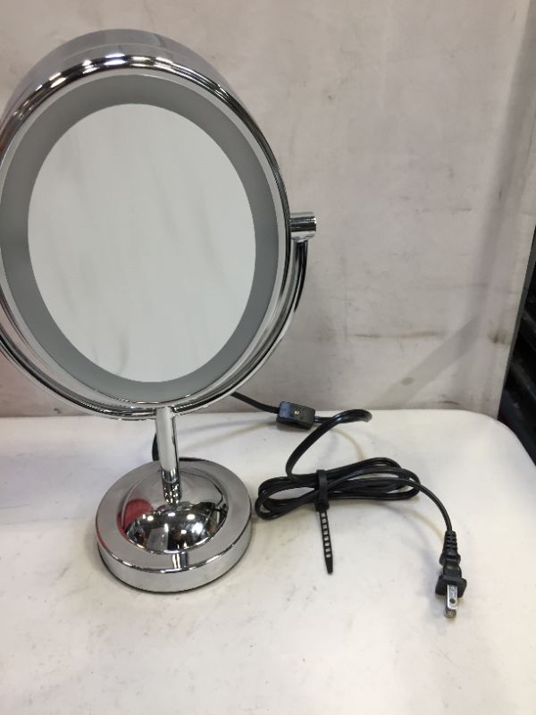 Photo 3 of Conair Reflections Double-Sided Incandescent Lighted Vanity Makeup Mirror(LIGHT DOESN'T TURN ON)