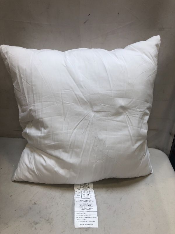 Photo 1 of 18 X 18 WHITE PILLOW 