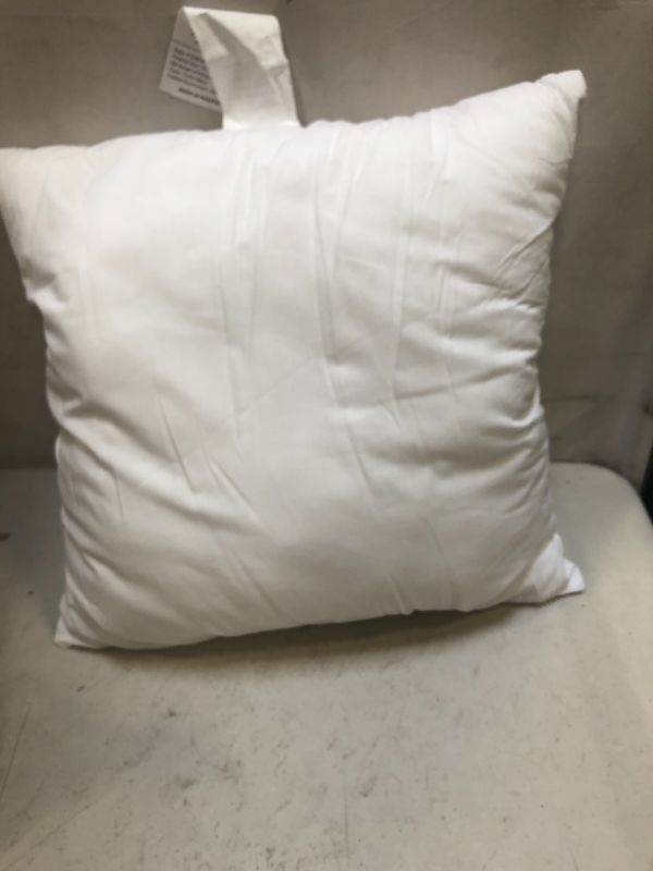 Photo 2 of 18 X 18 WHITE PILLOW 