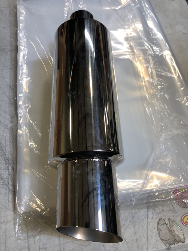 Photo 1 of 15" X 4|" MUFFLER (UNKNOWN VEHICLE FIT)