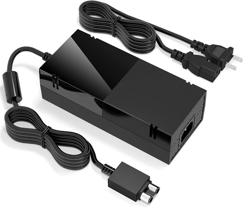 Photo 1 of Power Supply for Xbox One, AC Adapter Replacement Charger with Cable for Xbox One, Power Brick for Xbox One 100-240V
