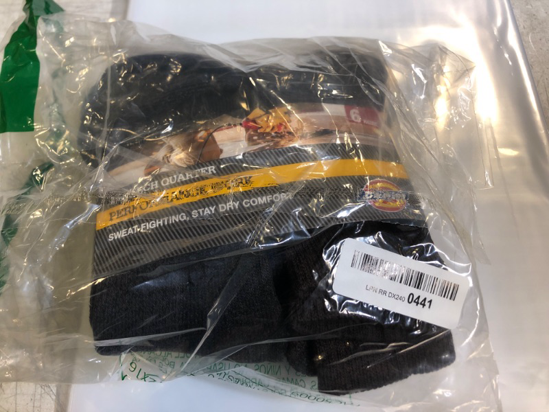 Photo 1 of Dickies Men's Dri-Tech Moisture Control Quarter Socks Multi-Pack SIZE 8-11
