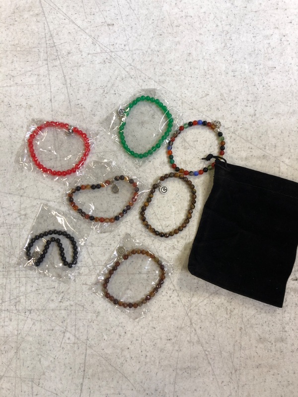 Photo 1 of 7 PIECE CRYSTAL BRACELETS 
