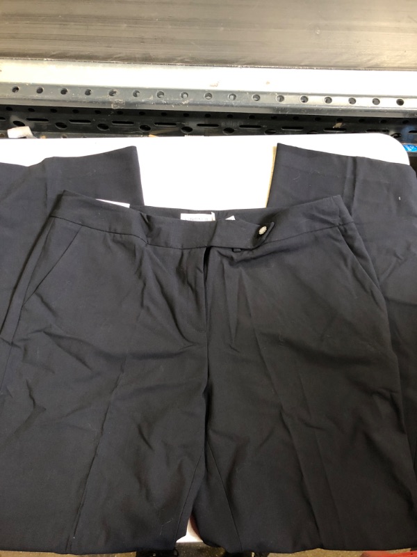 Photo 1 of CALVIN KLEIN CLASSIC FIT BLACK PANTS SIZE 14