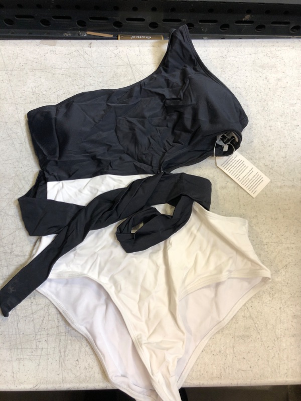 Photo 1 of BLACK AND WHITE SWIMSUIT SIZE M