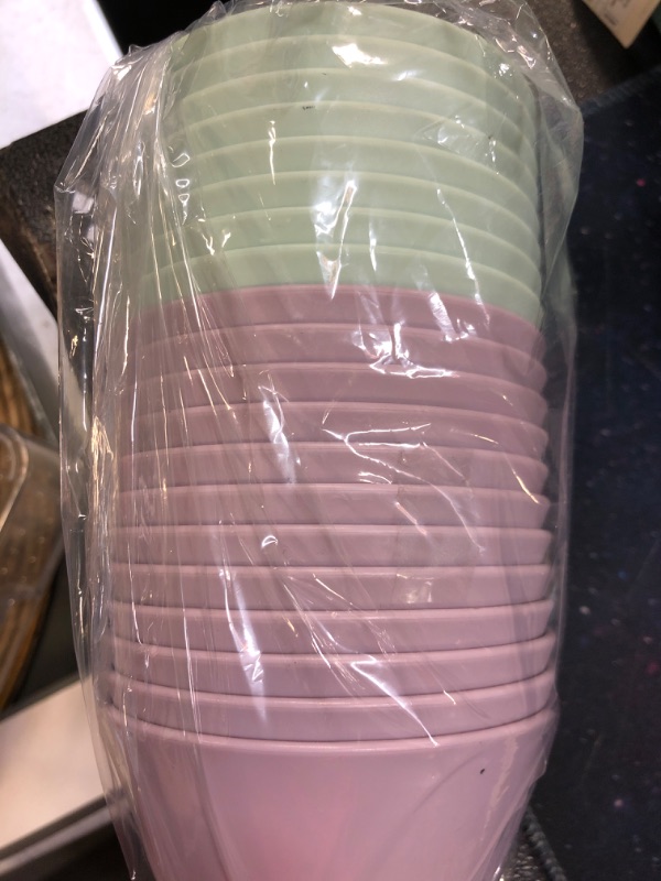 Photo 1 of 7.9oz 20CT Plastic Mini Bowls Purple  and Green - Room Essentials™
