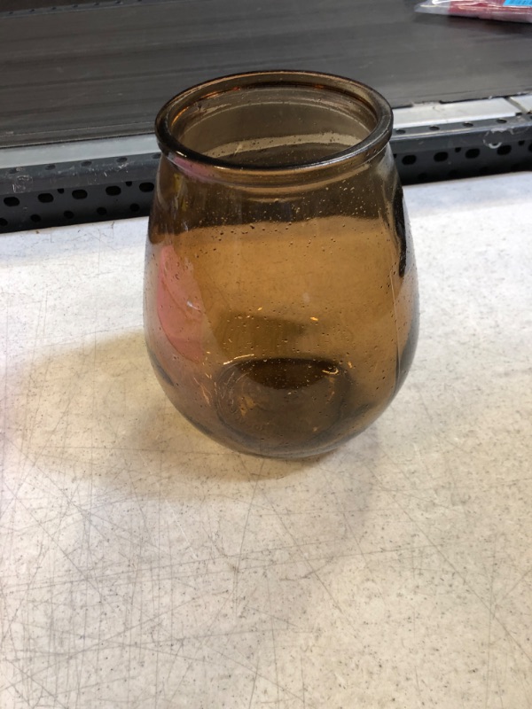 Photo 1 of Amber Glass Vase - Threshold™ Designed with Studio McGee
