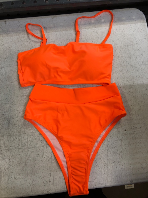 Photo 1 of 2PCS Bikini Set HIgh Waisted S