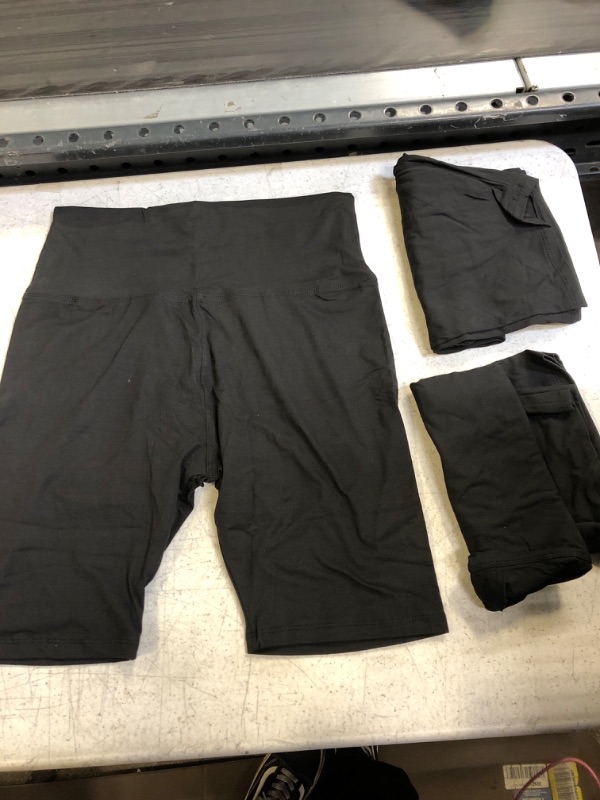 Photo 1 of 3 Pack Black Biker Shorts L/XL 