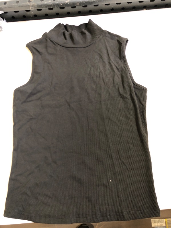 Photo 1 of BLACK MOCK NECK SHIRT SIZE S